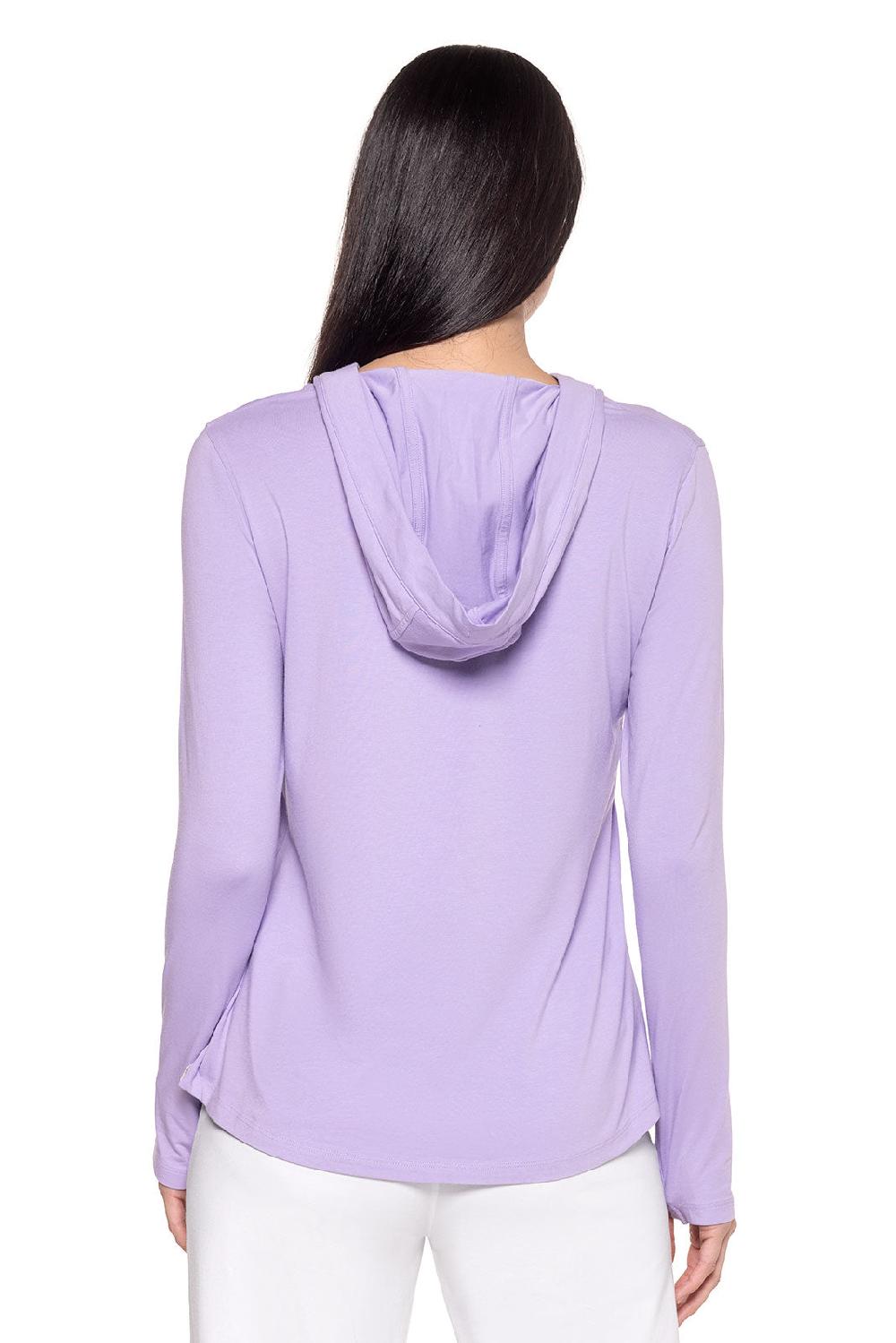 Coolibar Women's Catalina Hoodie Tunic Top | Lavendula