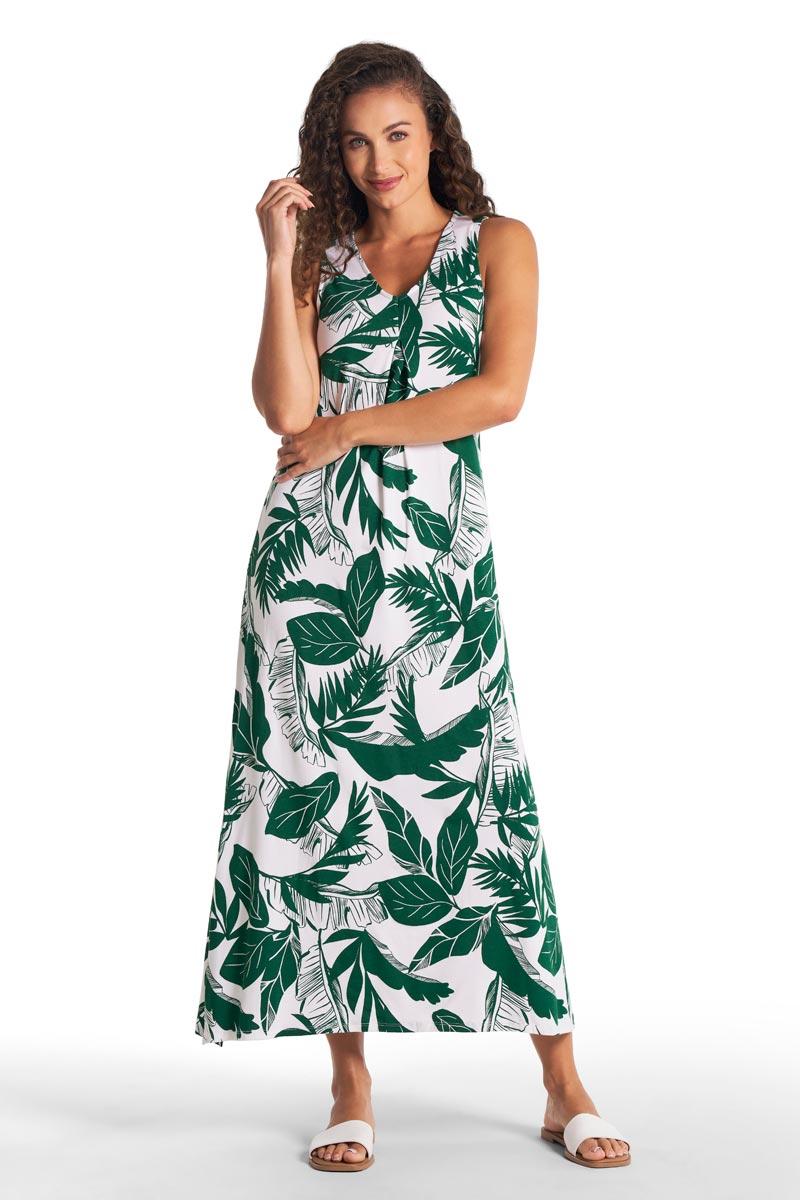 Coolibar Women's Coco Walk Maxi Dress | Eden Palm Paradise