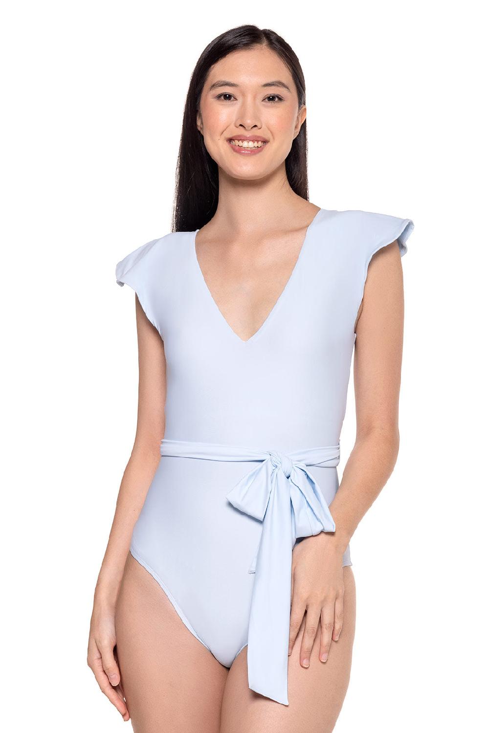 coolibar Women's Coconut Grove Flutter Sleeve Swimsuit | Skyride
