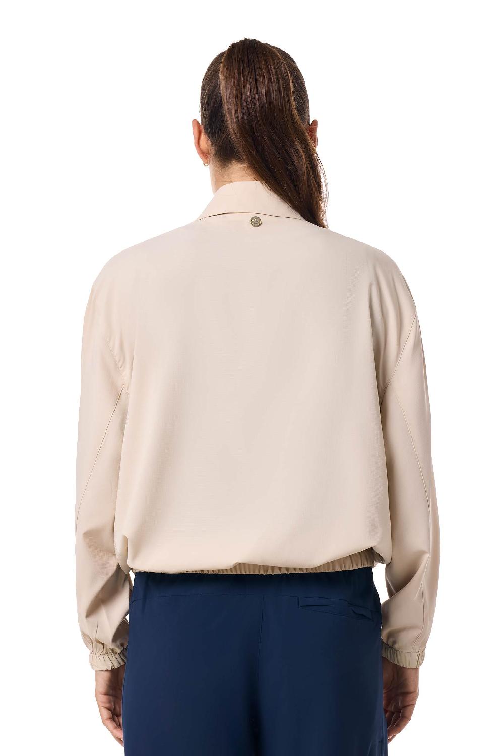 Coolibar Women's Destin Travel Windbreaker | Pale Khaki