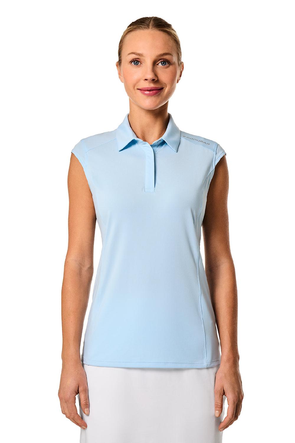 Coolibar Women's Dew-Sweeper Sleeveless Polo | Skyride