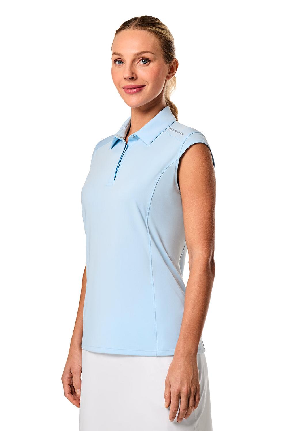 Coolibar Women's Dew-Sweeper Sleeveless Polo | Skyride