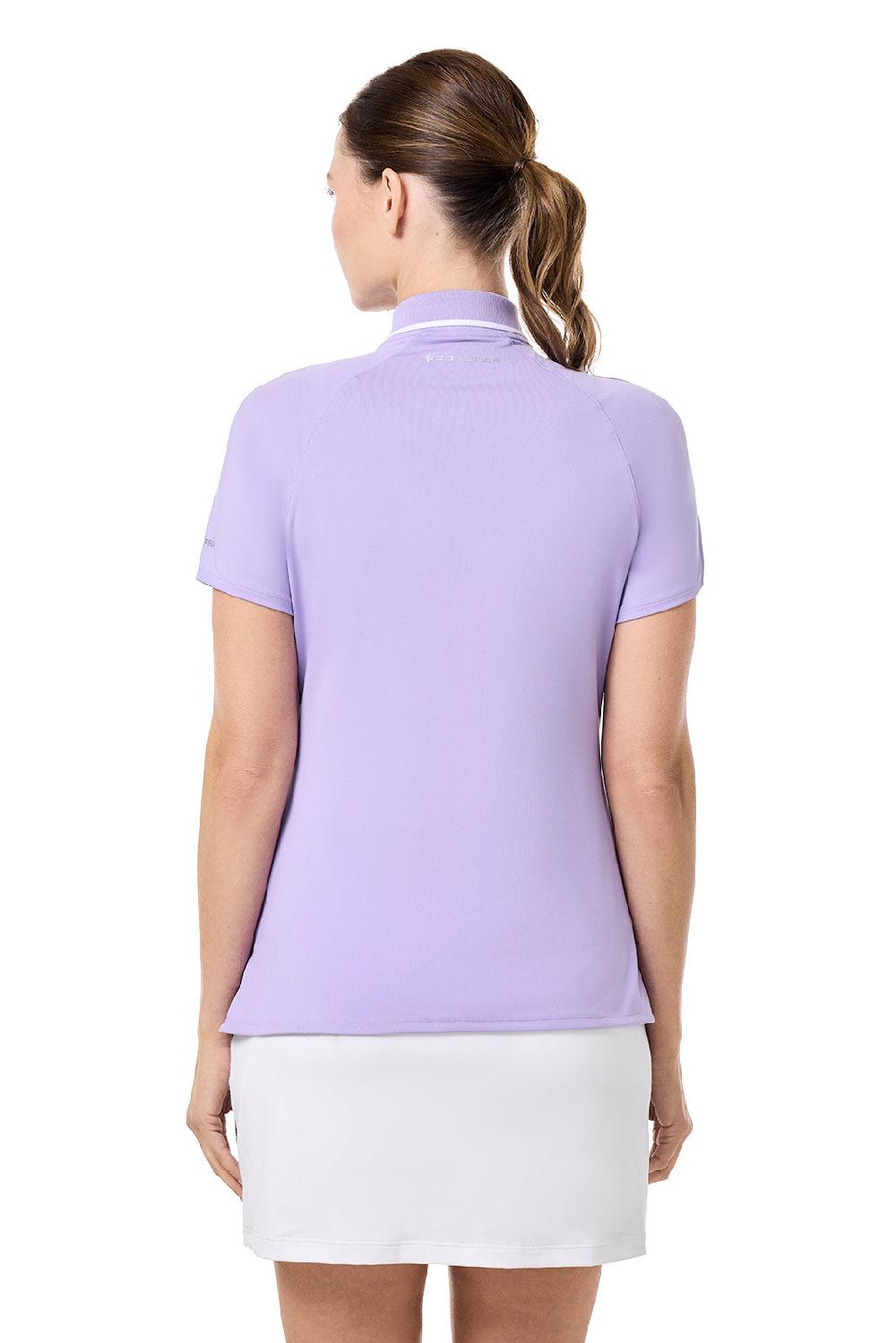 Coolibar Women's Double Eagle Short Sleeve Polo | Lavendula