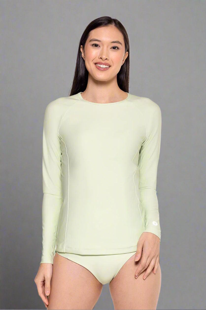 coolibar Women's Hightide Long Sleeve Swim Shirt | Seedling