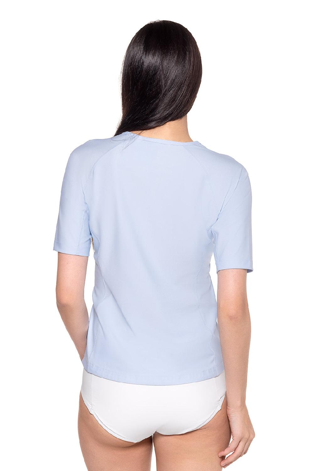 Coolibar Women's Hightide Short Sleeve Swim Shirt | Skyride