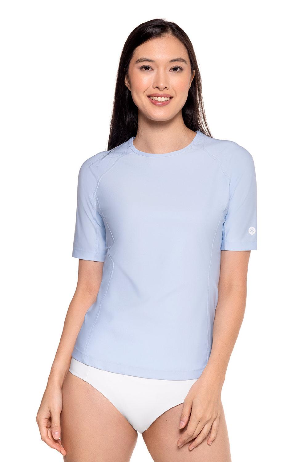 coolibar Women's Hightide Short Sleeve Swim Shirt | Skyride