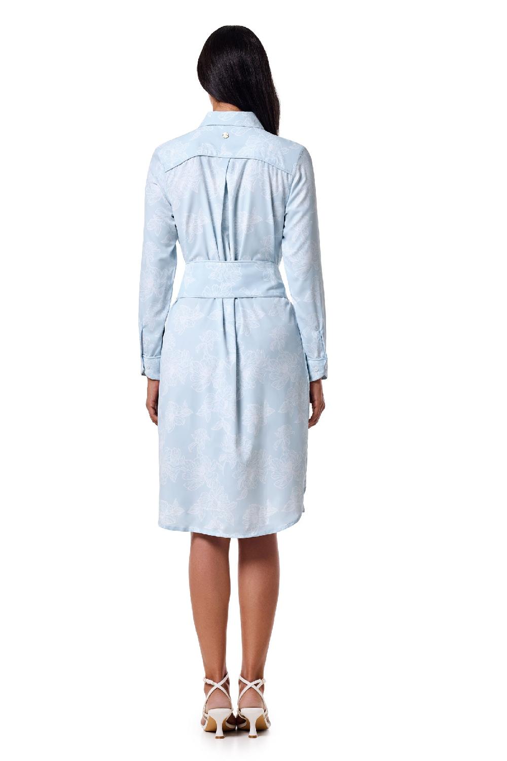 Coolibar Women's Kitts Shirt Dress | Skyride Perfect Peony