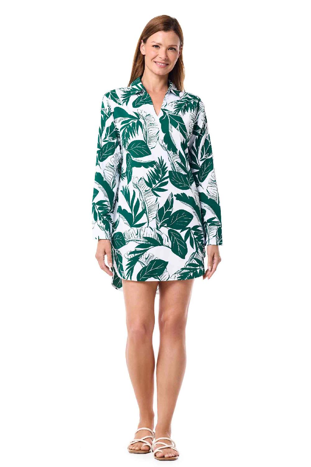 Coolibar Women's Koesta Cover-Up | Eden Palm Paradise