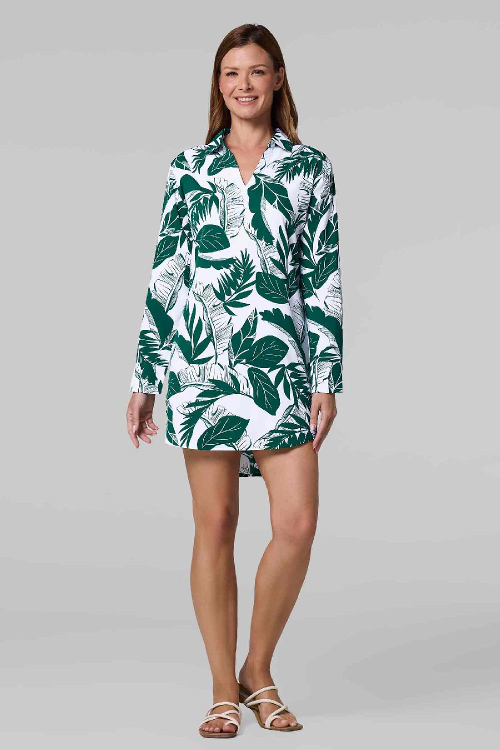 coolibar Women's Koesta Cover-Up | Eden Palm Paradise