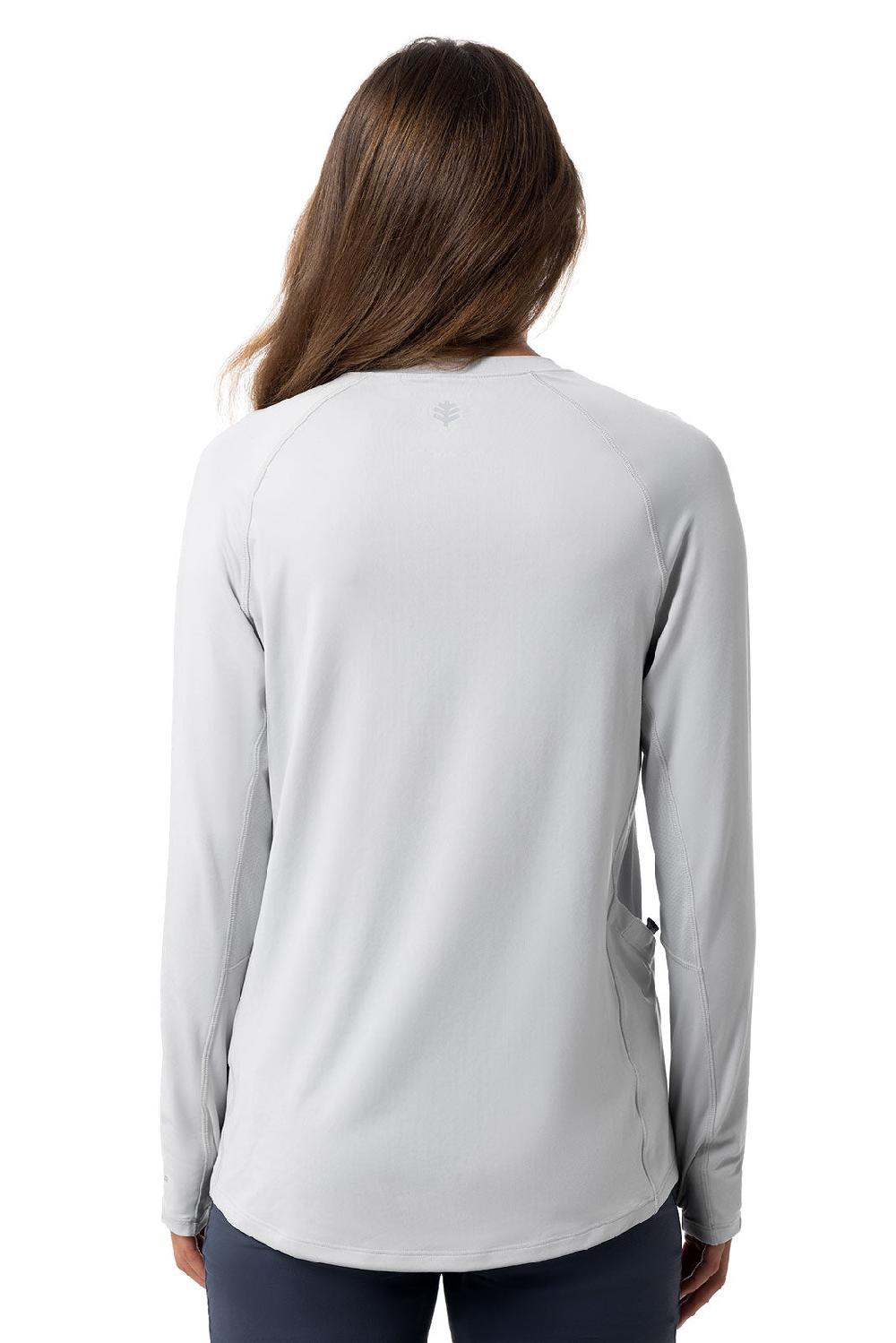 Coolibar Women's Lighthouse Point Boat Tee | Sleek Grey