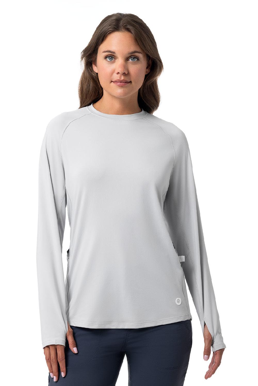Coolibar Women's Lighthouse Point Boat Tee | Sleek Grey
