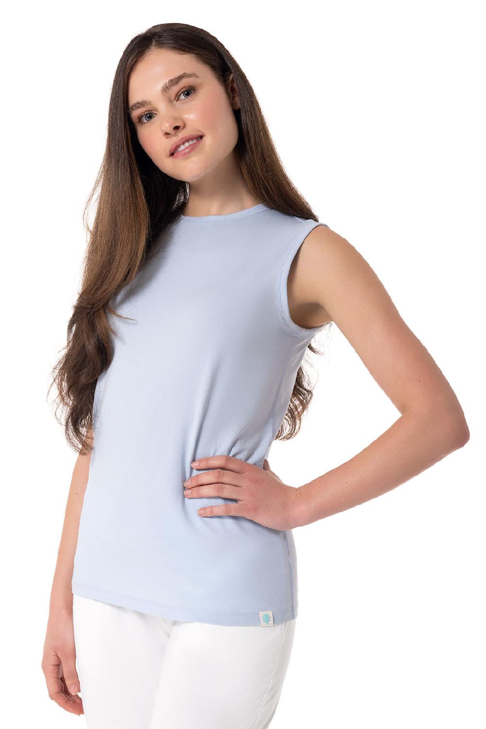 Coolibar Women's LumaLeo High Neck Tank Top | Skyride