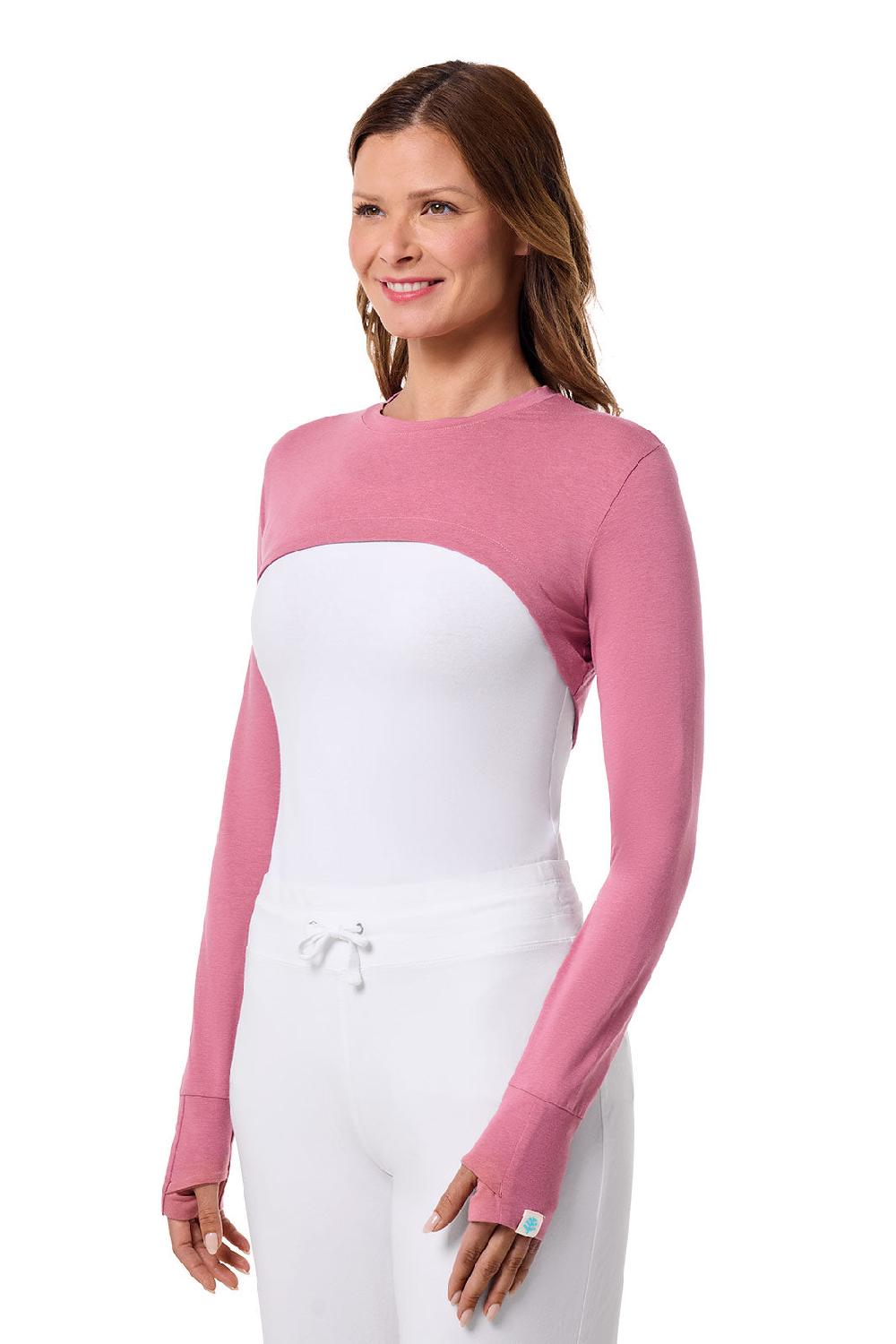 Coolibar Women's Luna Pullover Shrug | Terracotta Rose