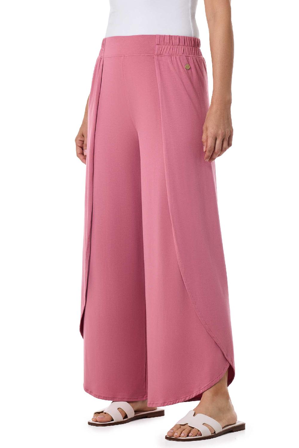 Coolibar Women's Lynsu Wide Leg Pants | Terracotta Rose