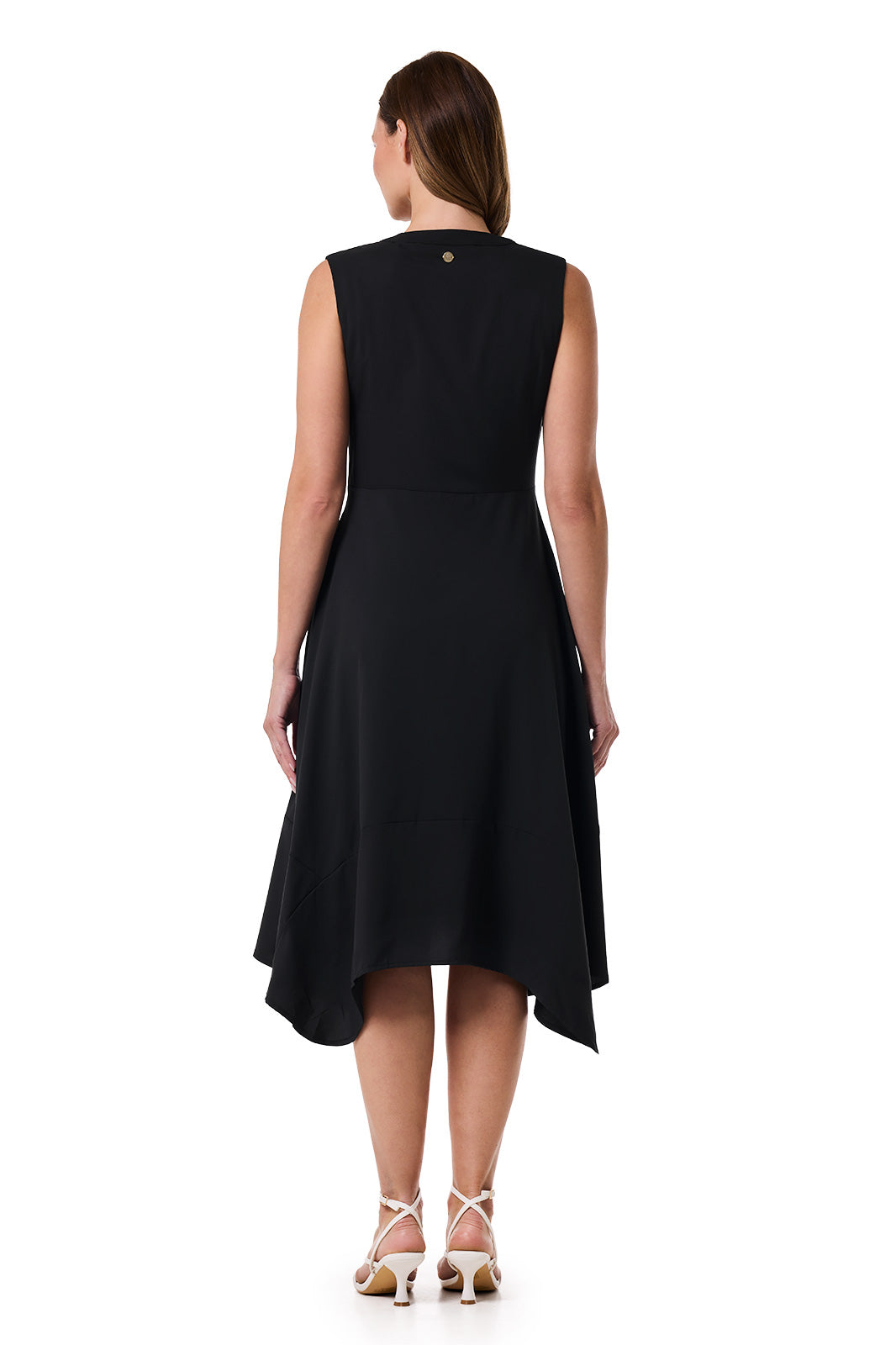Coolibar Women's Monroe Button Front Midi Dress | Black