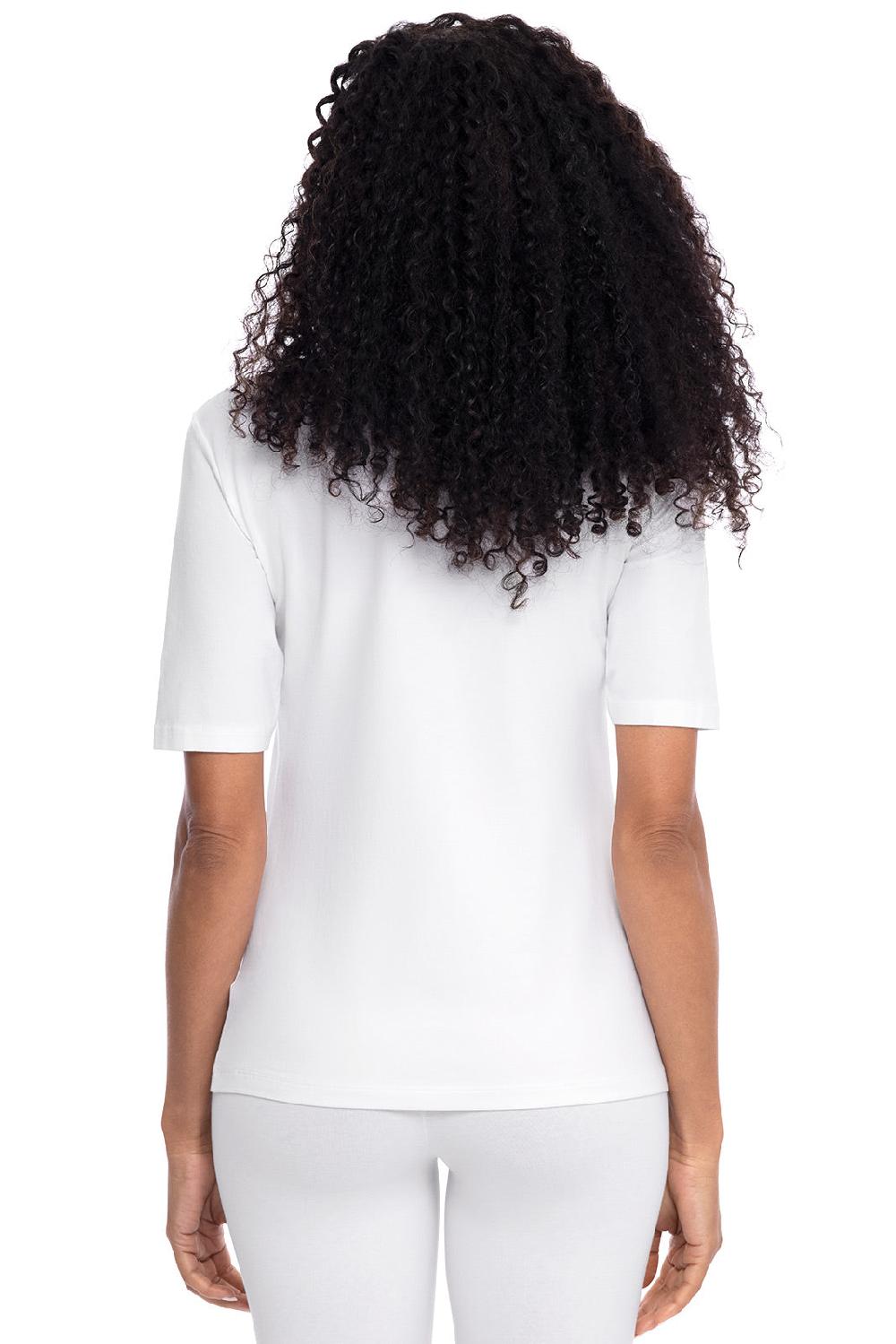 Coolibar Women's Morada Everyday Short Sleeve T-Shirt | White