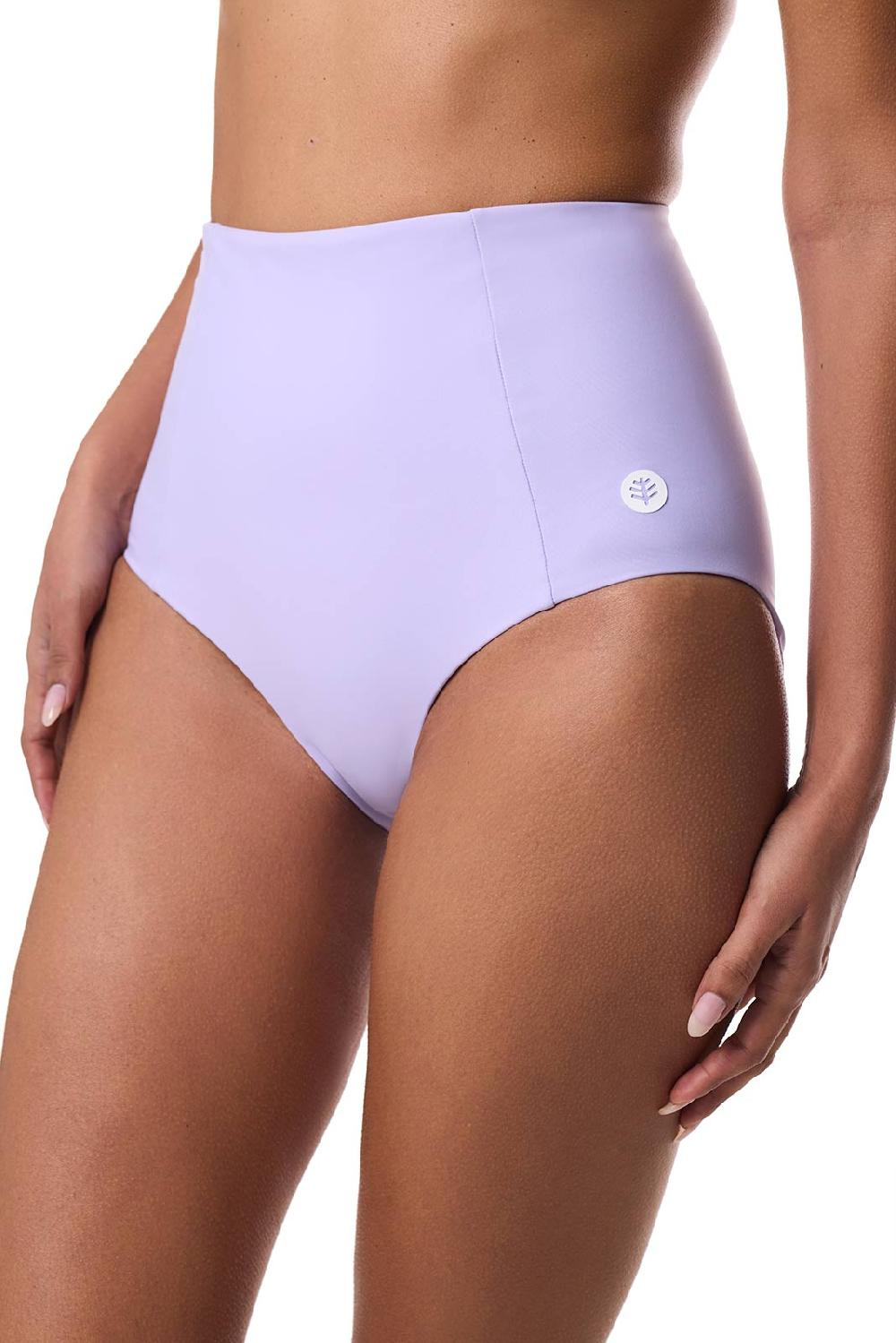 Coolibar Women's Ocean Sculpt High Rise Bottoms | Lavendula