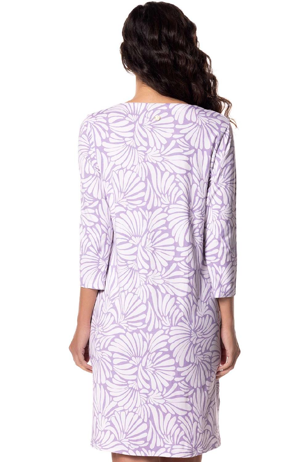 Coolibar Women's Oceanside Tunic Dress | Lavendula Sea Fan