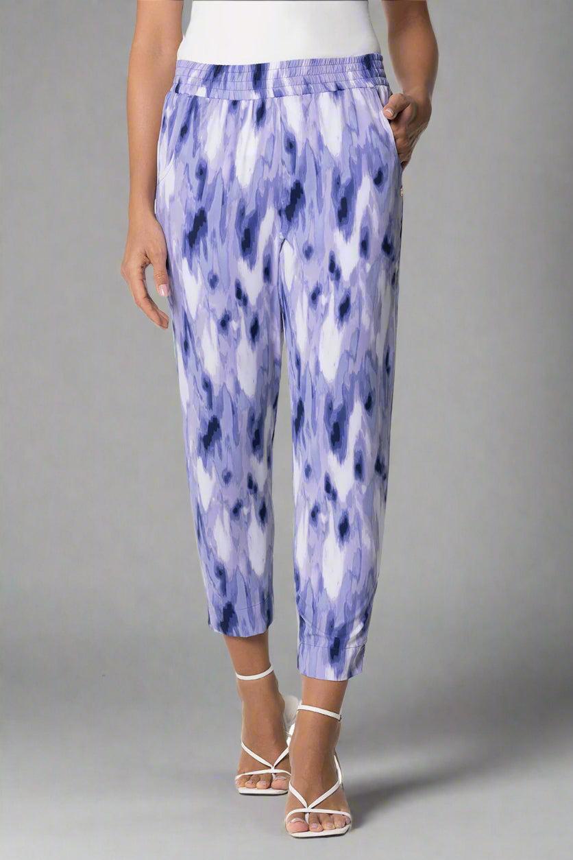 coolibar Women's Perissa Pants | Future Dusk Icat Watercolor