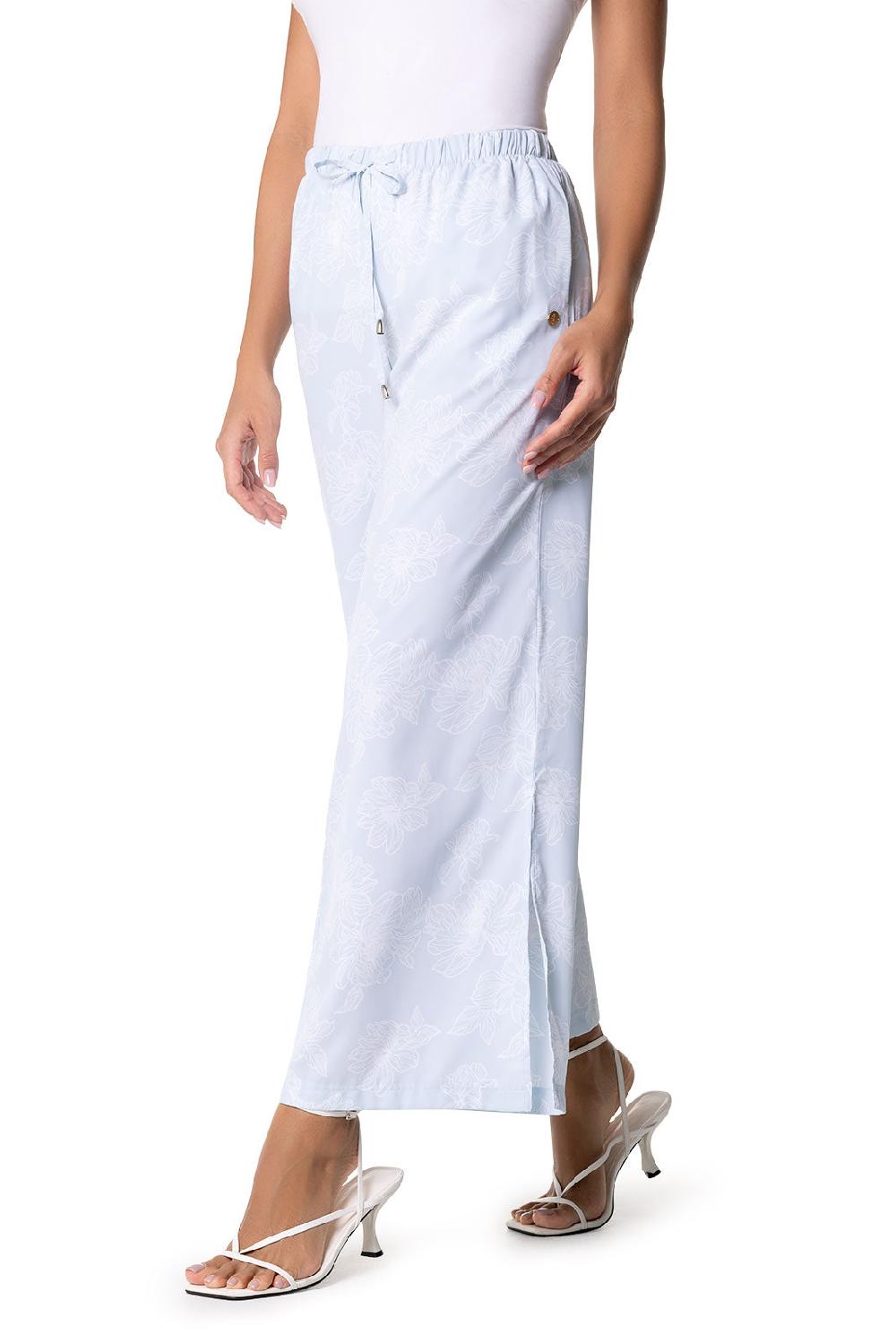 Coolibar Women's Petra Wide Leg Pants | Skyride Perfect Peony