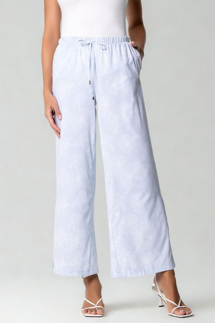 coolibar Women's Petra Wide Leg Pants | Skyride Perfect Peony
