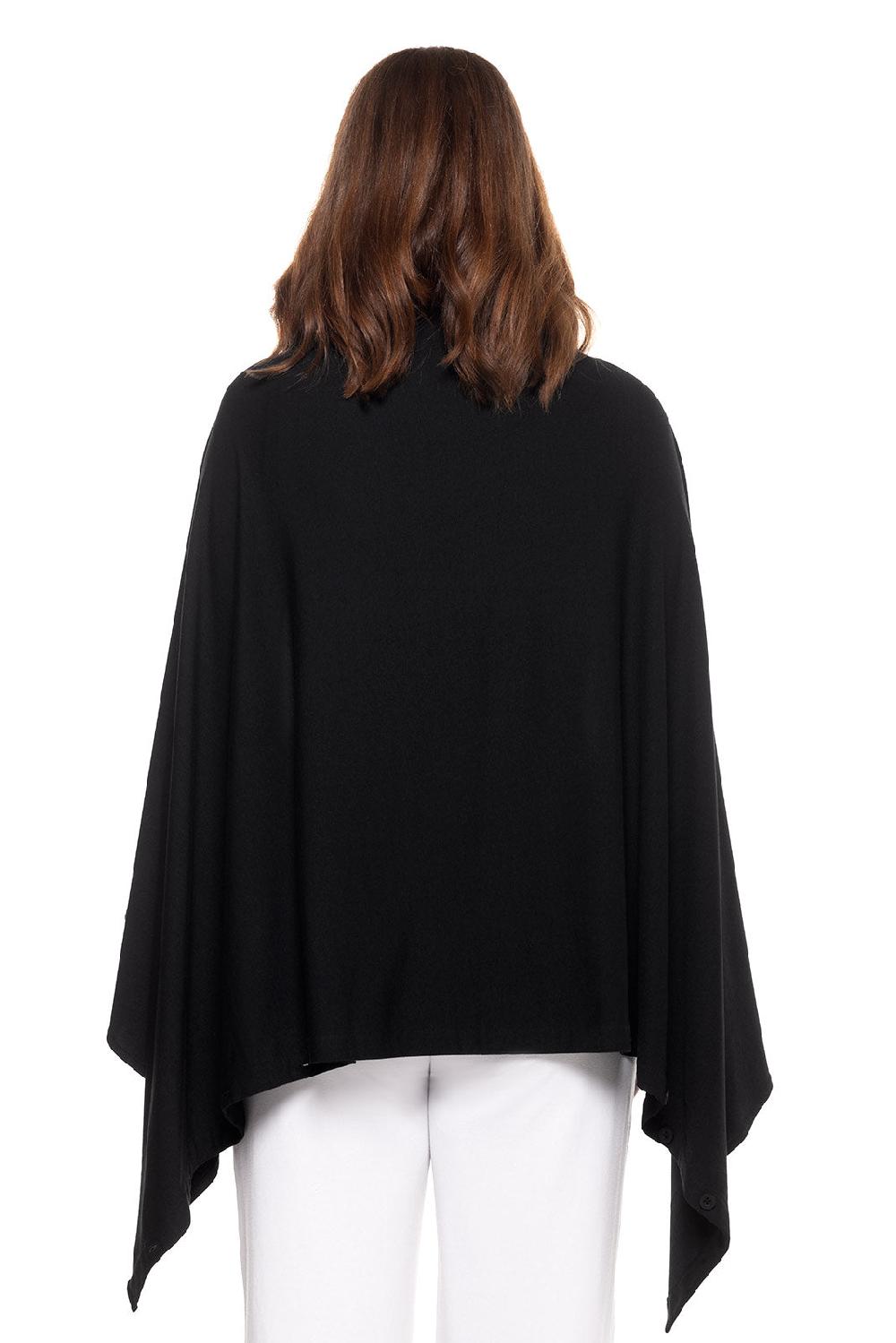 Coolibar Women's Revilla Convertible Sun Wrap | Black