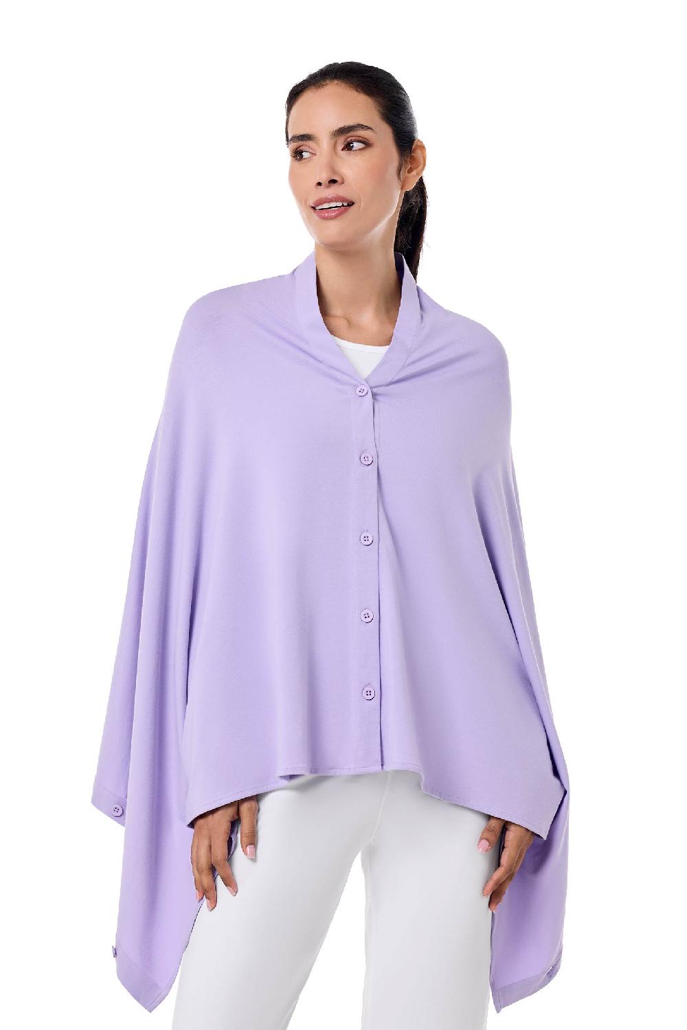 Coolibar Women's Revilla Convertible Sun Wrap | Lavendula