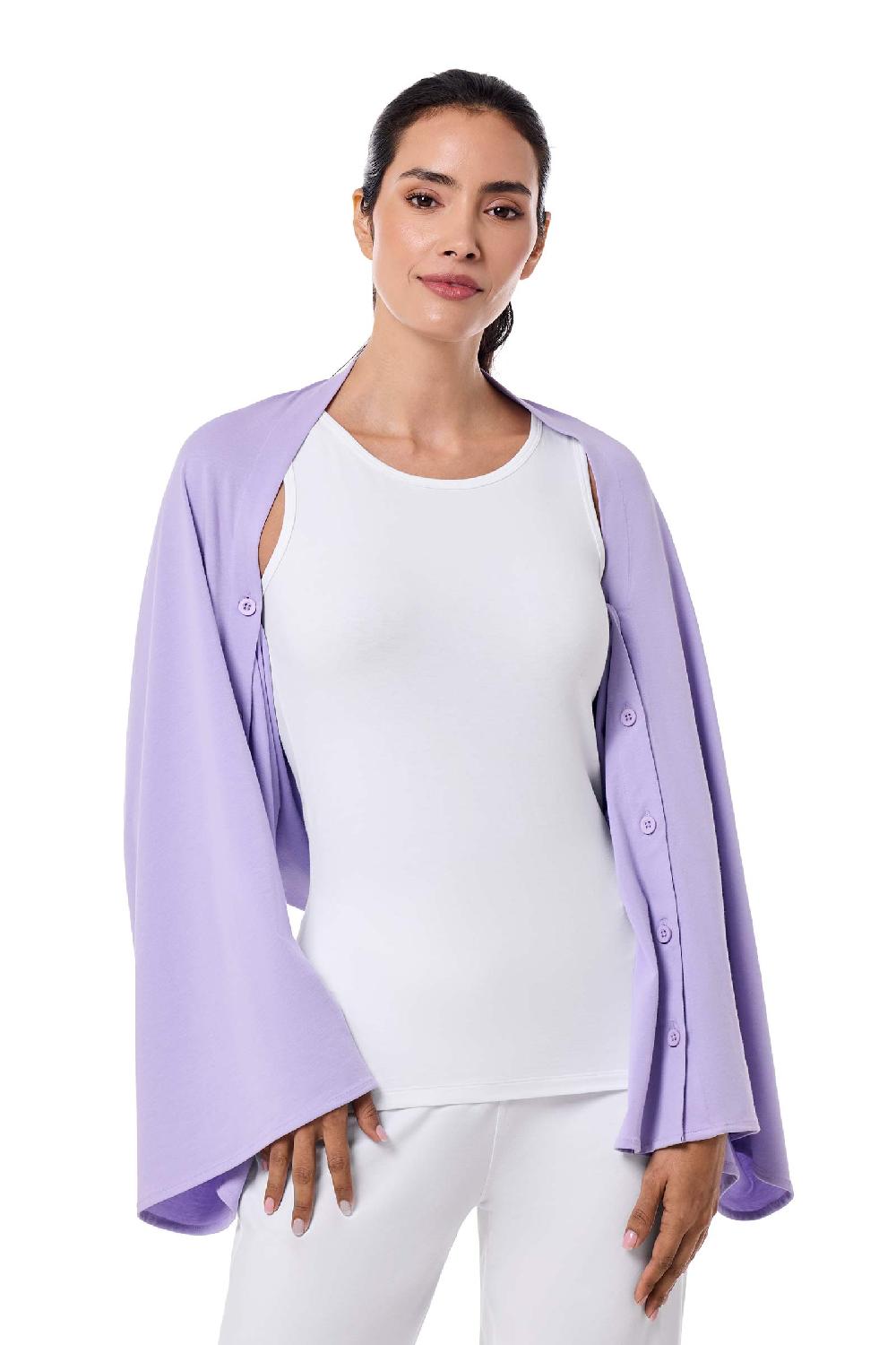 Coolibar Women's Revilla Convertible Sun Wrap | Lavendula