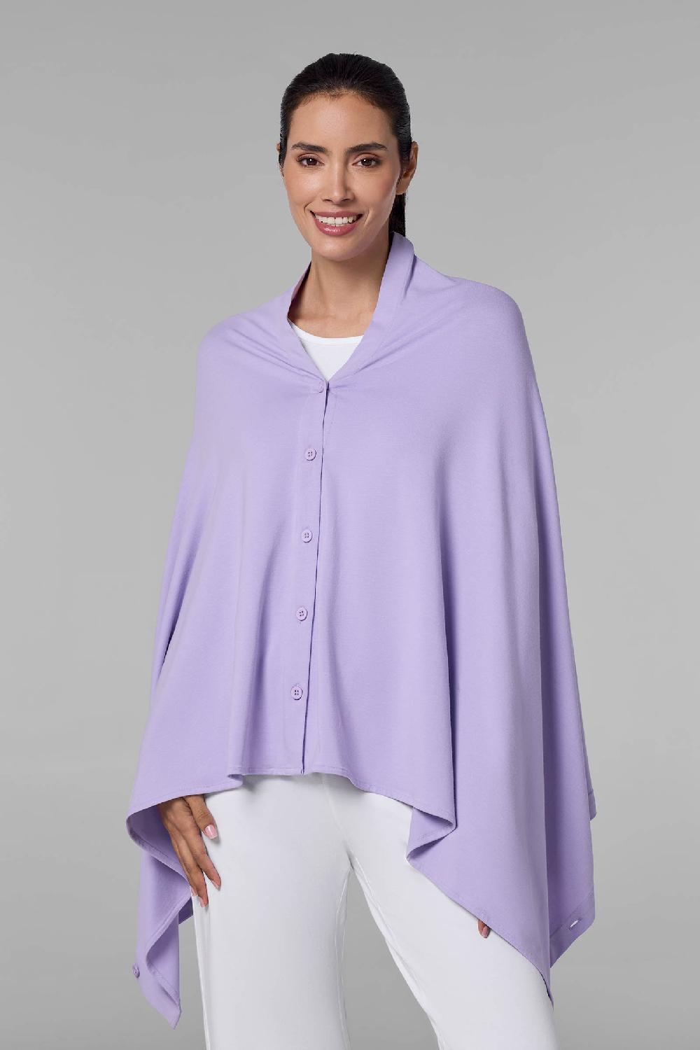 coolibar Women's Revilla Convertible Sun Wrap | Lavendula
