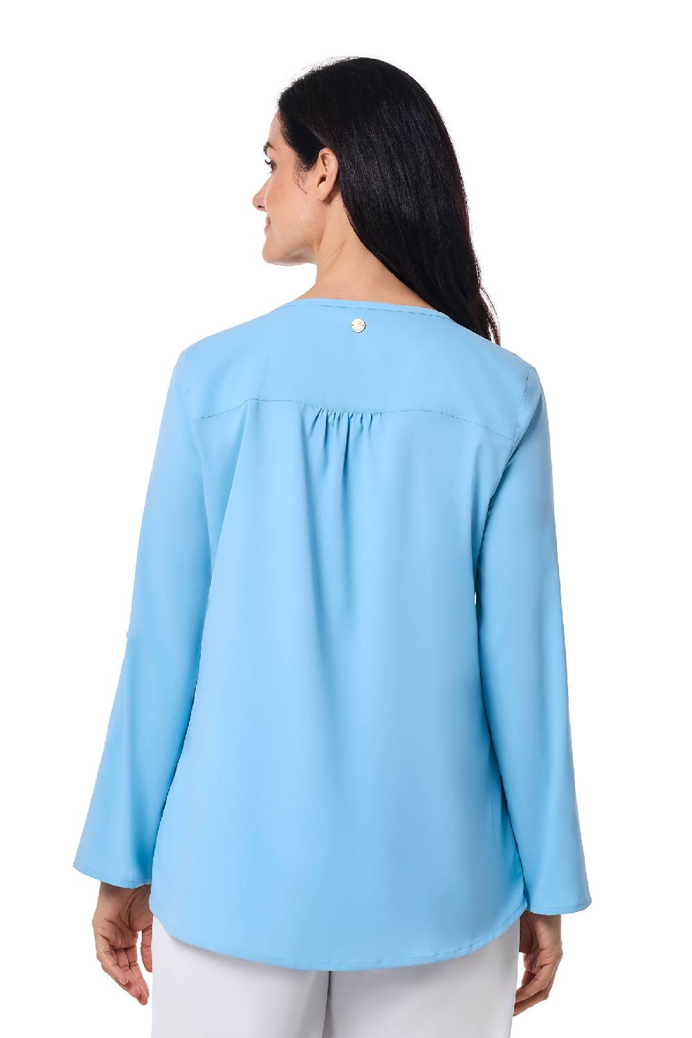 Coolibar Women's Santa Barbara Tunic Top | Arctic Blue