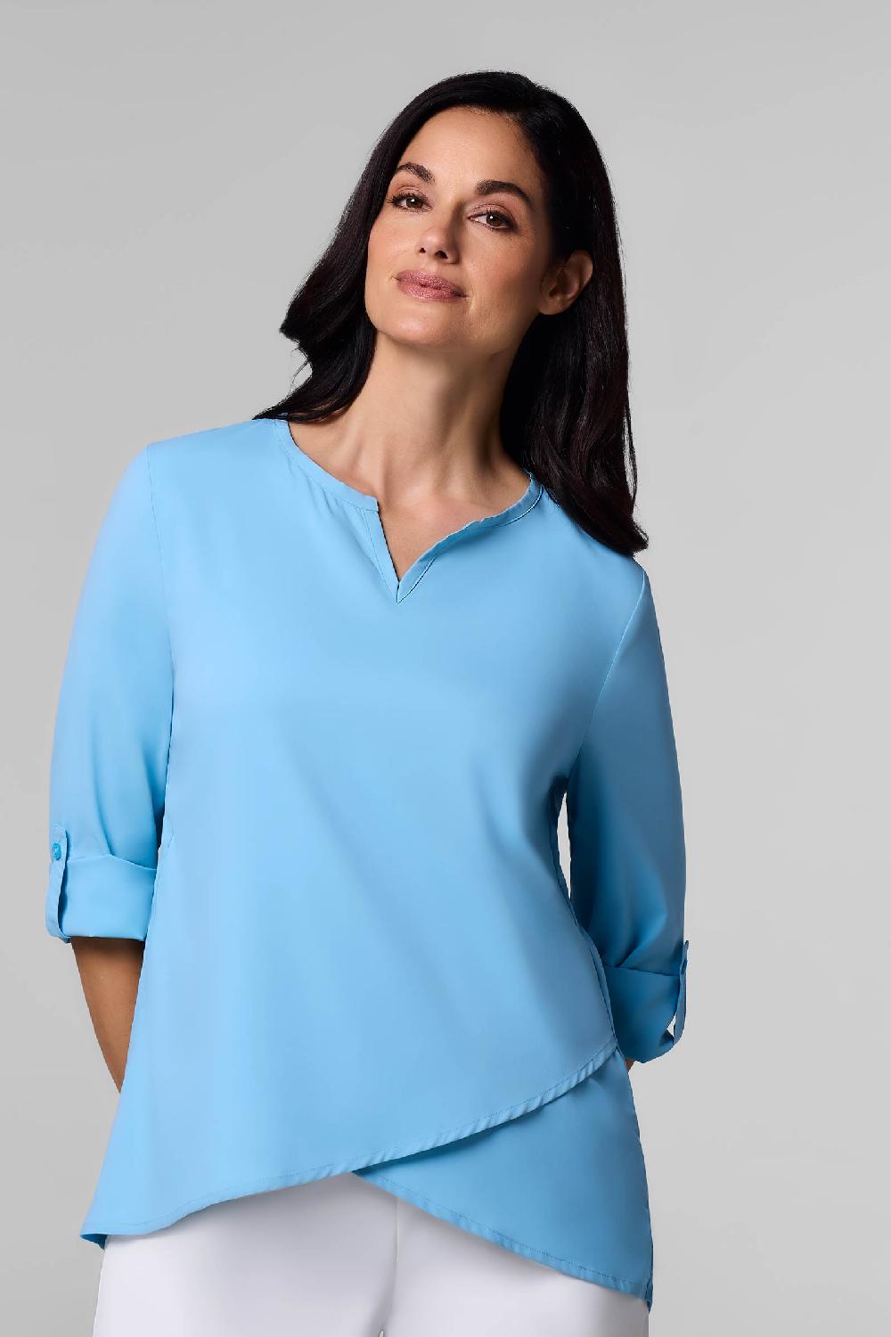 coolibar Women's Santa Barbara Tunic Top | Arctic Blue