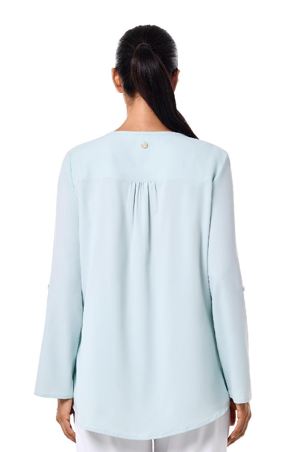 Coolibar Women's Santa Barbara Tunic Top | Misty Aqua