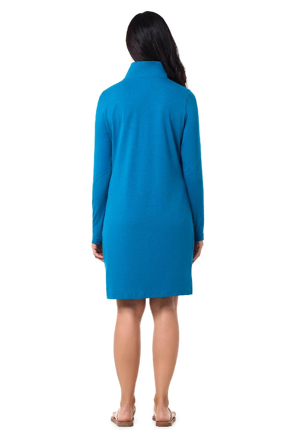 Coolibar Women's Sarasota Quarter-Zip Dress | Bluejay