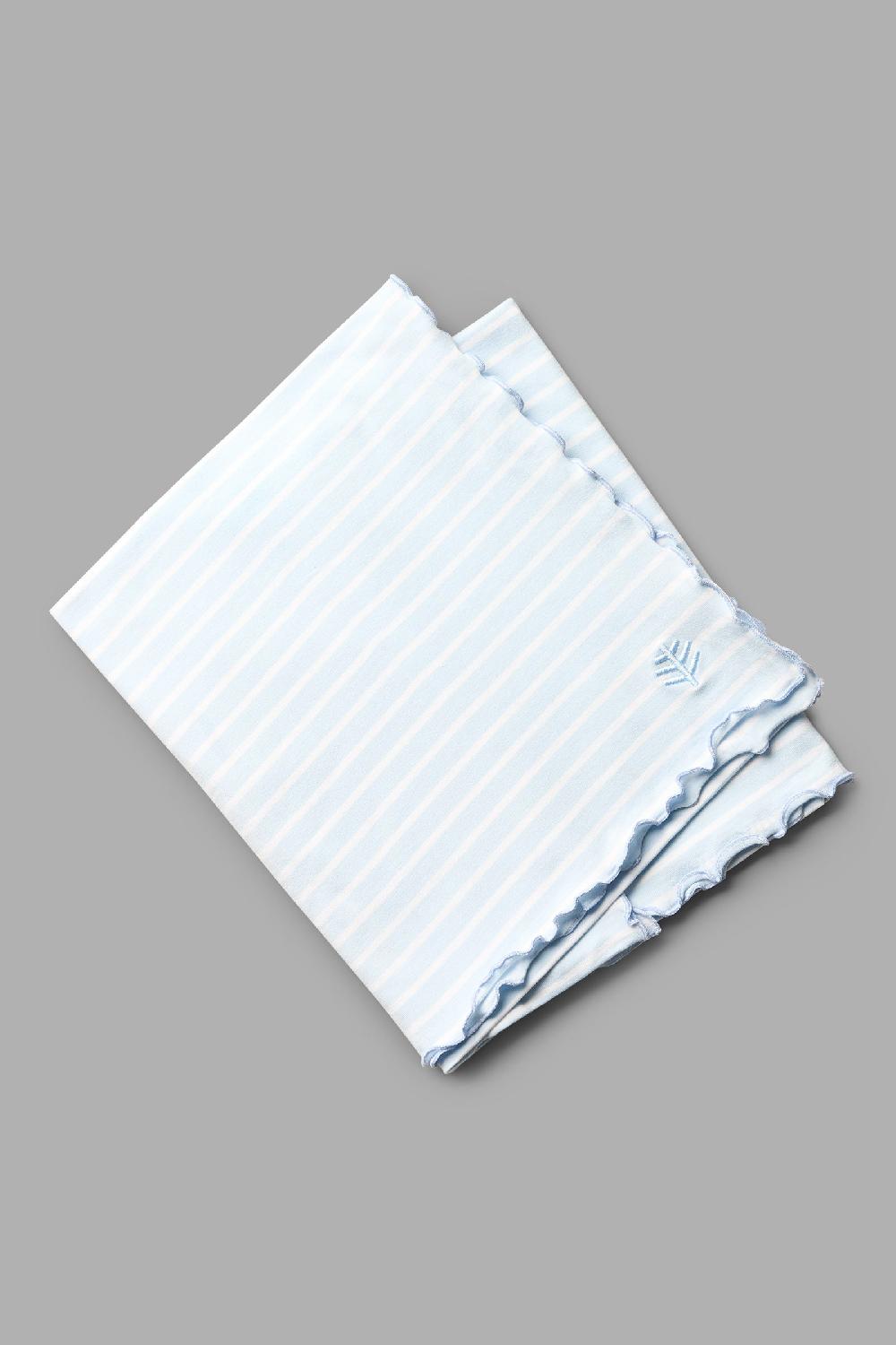 coolibar Women's Savannah Sun Blanket | Skyride/White Stripe