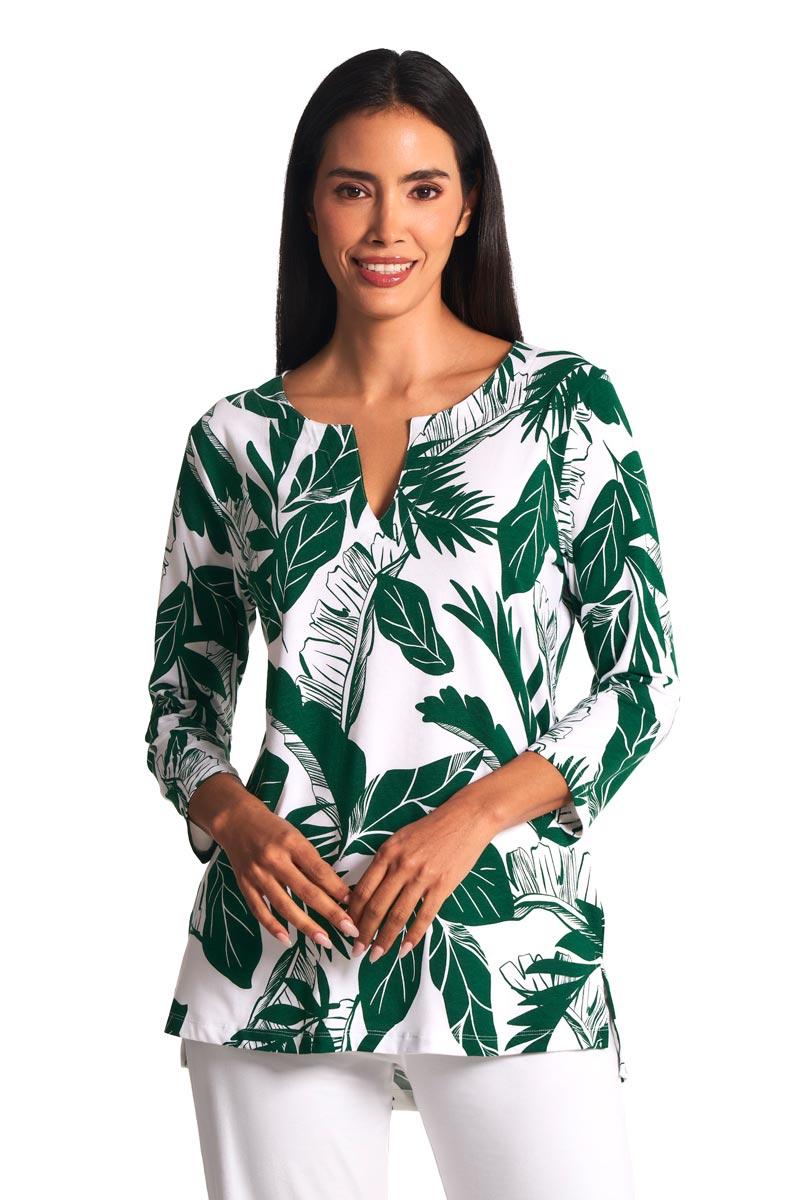 Coolibar Women's St. Lucia Tunic Top | Eden Palm Paradise