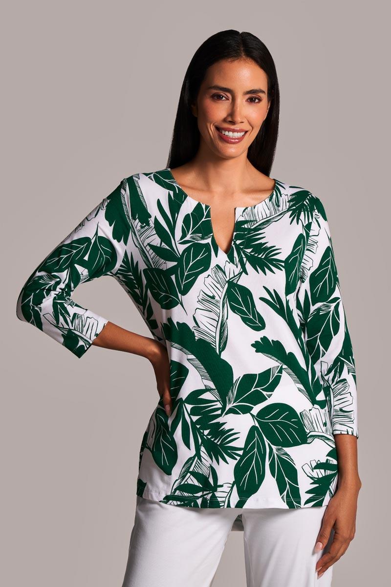 coolibar Women's St. Lucia Tunic Top | Eden Palm Paradise