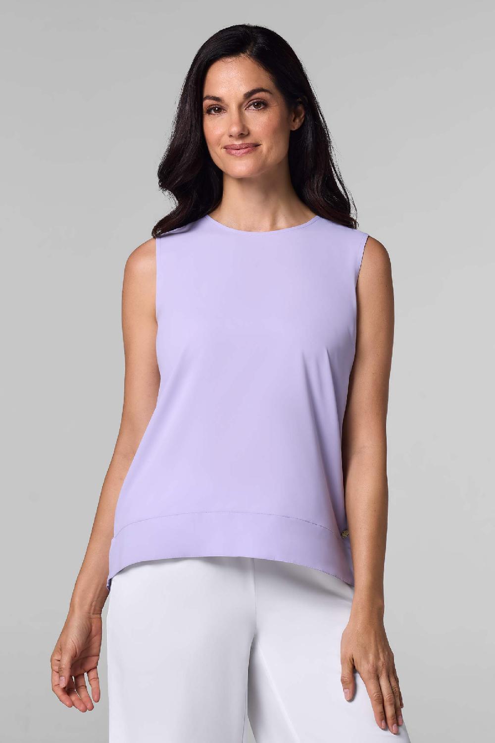 coolibar Women's St. Tropez Swing Tank Top | Lavendula