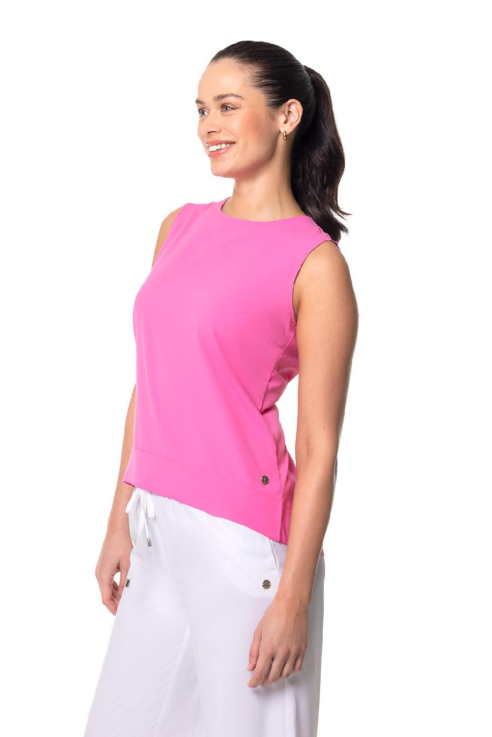 Coolibar Women's St. Tropez Swing Tank Top | Tulip Pink