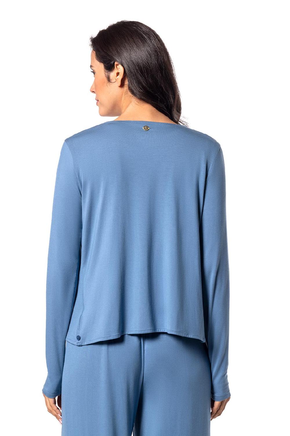 Coolibar Women's Vrae Everyday Fashion Wrap | Blue Dusk