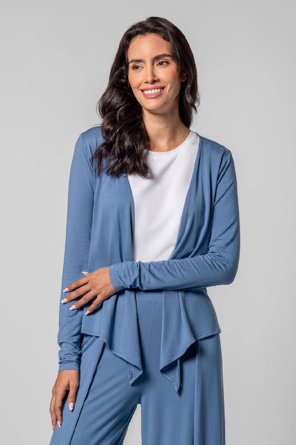 coolibar Women's Vrae Everyday Fashion Wrap | Blue Dusk