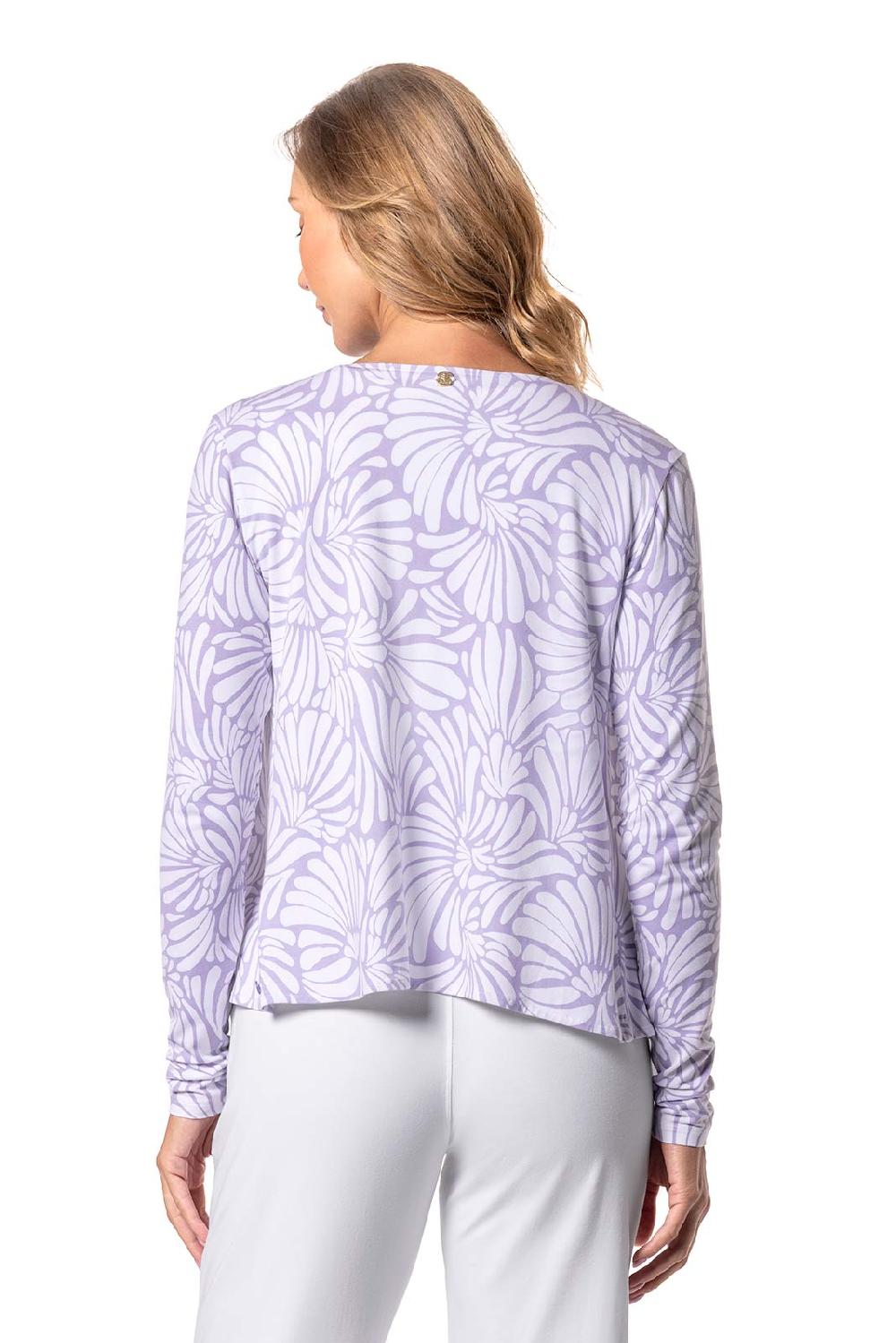 Coolibar Women's Vrae Everyday Fashion Wrap | Lavendula Sea Fan