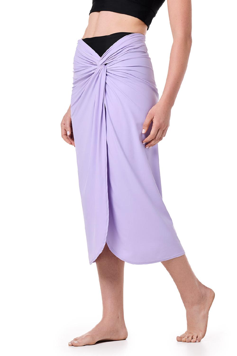 Coolibar Womens North Bay Village Knot Cover-Up | Lavendula