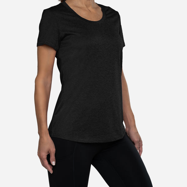 Copper Fit Women's Short Sleeve Scoop Neck Shirt