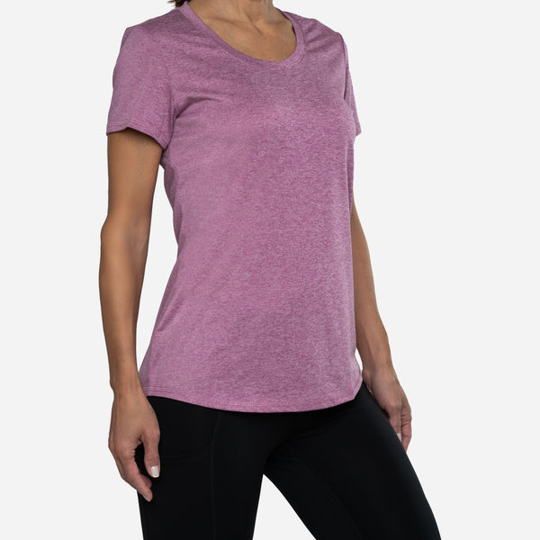 copper fit Women's Short Sleeve Scoop Neck Shirt
