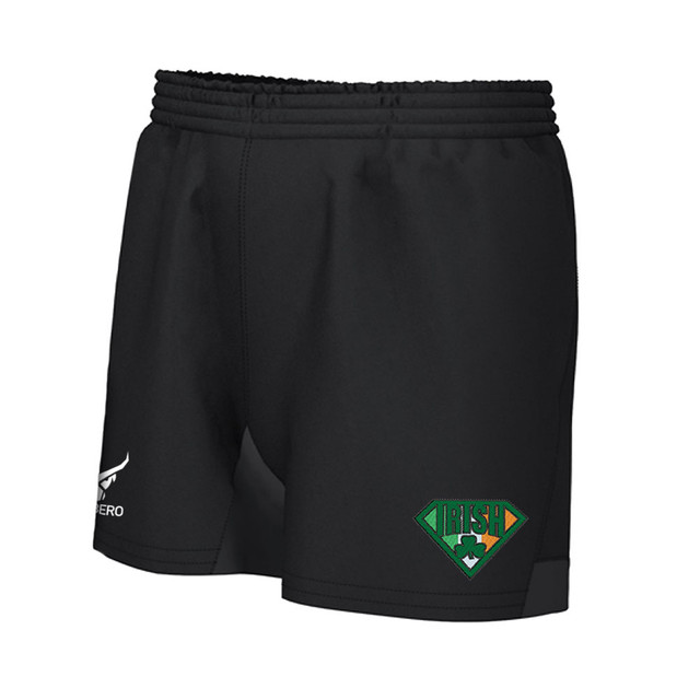 corbero CORBERO irish superhero performance rugby shorts [black]