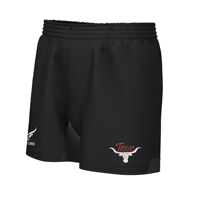 corbero CORBERO texas longhorns performance rugby shorts [black]