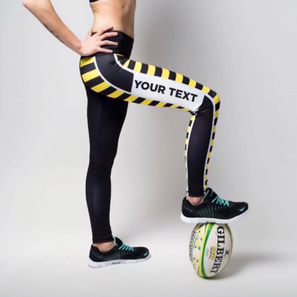 Corbero CORBERO Women's Bespoke Rugby Power Stretch Leggings