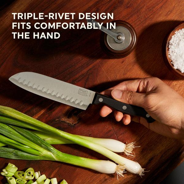 Corelle Chicago Cutlery® Essentials™ 2-piece Santoku / Partoku Knife Set