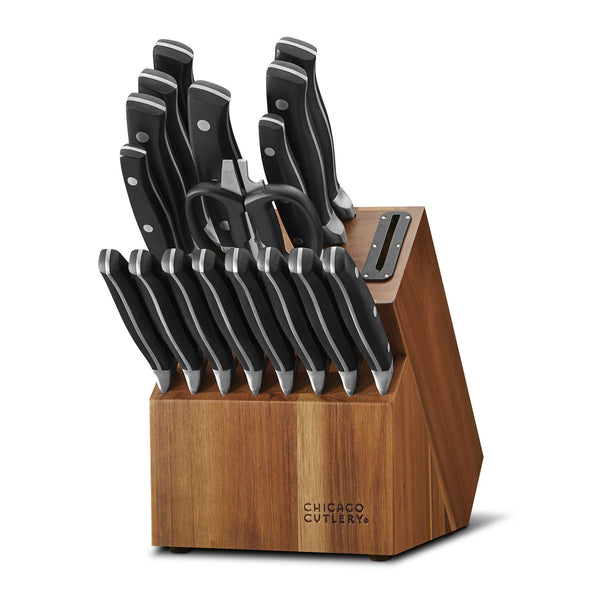 Corelle Chicago Cutlery® Insignia Classic 18-piece Block Set With Built-in Sharpener