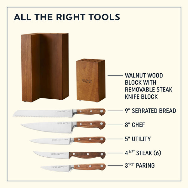 Corelle Chicago Cutlery® Racine 12-piece Block Set